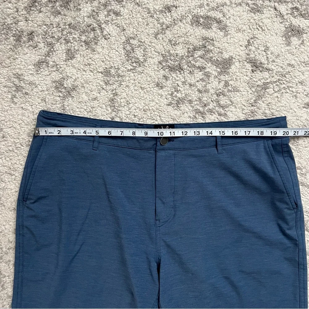 Faherty Men’s All Day Shorts Blue Athletic Casual Hybrid Performance Size 38